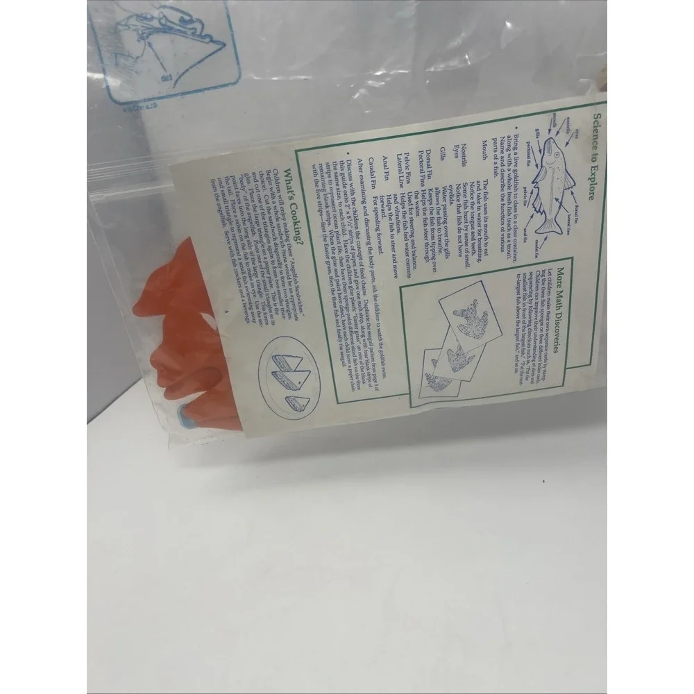 Vintage 93 Lakeshore Learning Blue Sea Fishing Language Kit Complete NEW LC5046